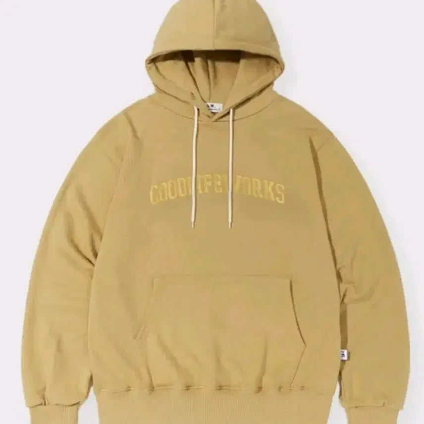 [BUNJANG] Goodlifeworks Oversized Hoodie Yellow Size S / 굿라이프웍스 후드티 노랑색