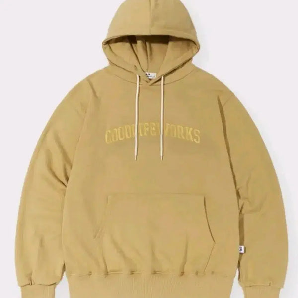 [BUNJANG] Goodlifeworks Oversized Hoodie Yellow Size S / 굿라이프웍스 후드티 노랑색
