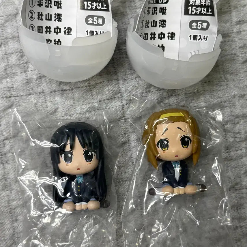[BUNJANG] K-On! Machiboke Gacha Figure - Ritsu & Mio (Sealed) / 케이온 마치보우케 마치보케 언제오려나 가챠 미개봉 리츠 미오