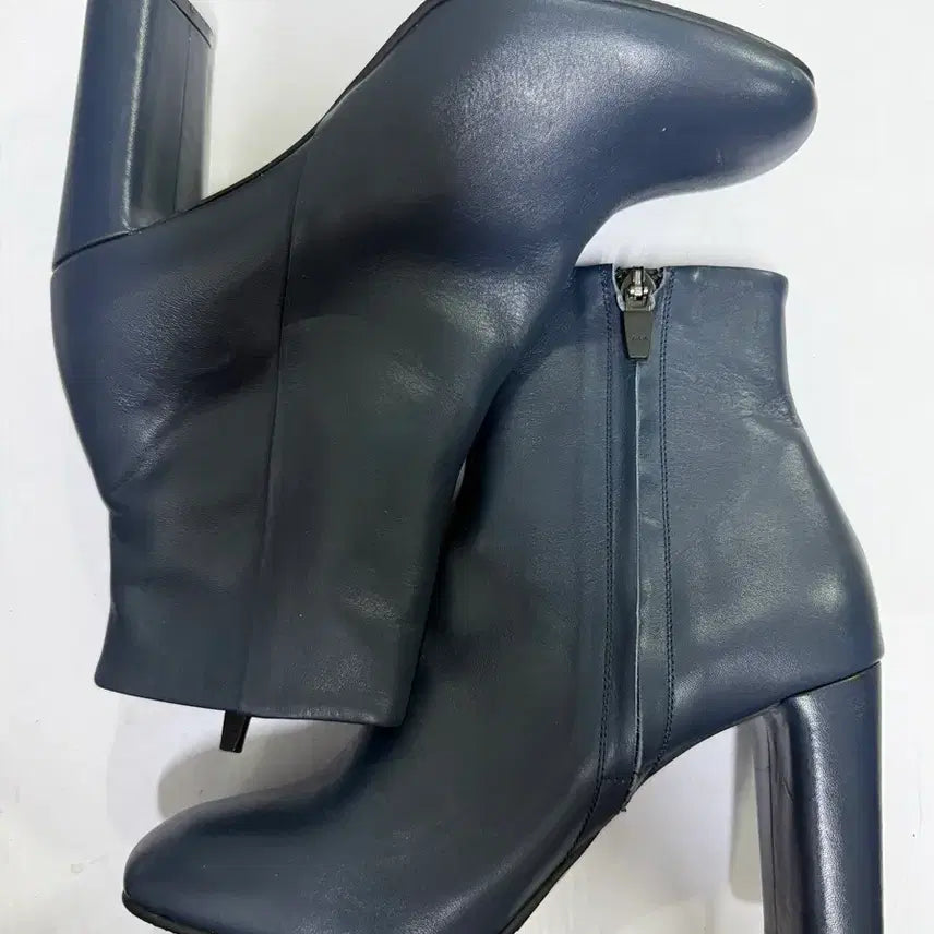 [BUNJANG] TWJN Handmade Ankle Boots Navy Size 37 (240) / 트윙클제니 TWJN 수제화 제작 앵클 부츠 네이비 37 (240)