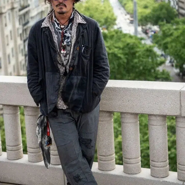 [BUNJANG] Magnolia Pearl Patchwork Check Trousers (Johnny Depp Worn) / [조니뎁 실착] 매그놀리아 펄 (Magnolia Pearl) 바지