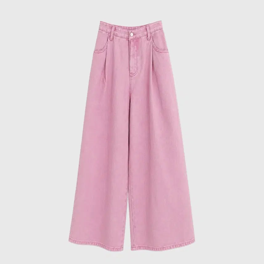 [BUNJANG] Bissini Pigment Cool Pants Pink Size S / [새상품] 바이씨니 제작 멋 피그먼트