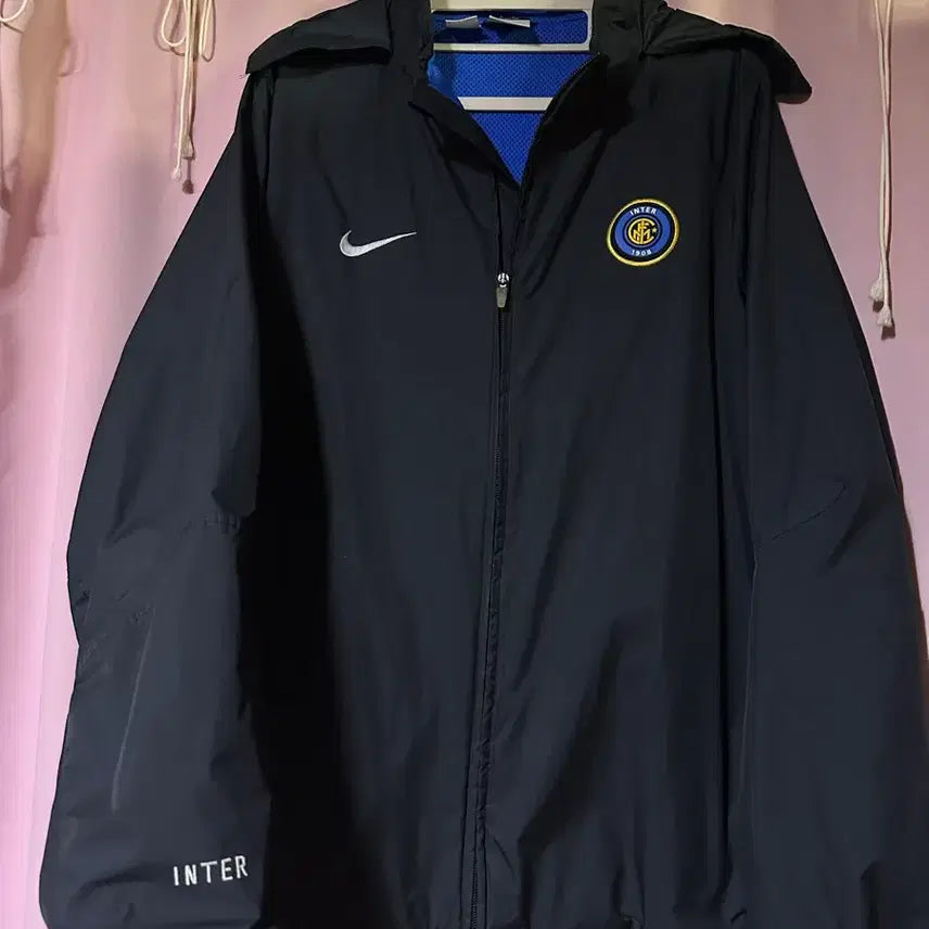 [BUNJANG] Nike Inter Milan Old School Zip-Up Windbreaker Jacket / 나이키 인터밀란 바람막이 나이키 바막 나이키 올드스쿨 집업 대장