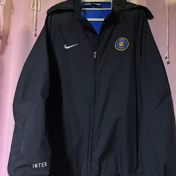[BUNJANG] Nike Inter Milan Old School Zip-Up Windbreaker Jacket / 나이키 인터밀란 바람막이 나이키 바막 나이키 올드스쿨 집업 대장