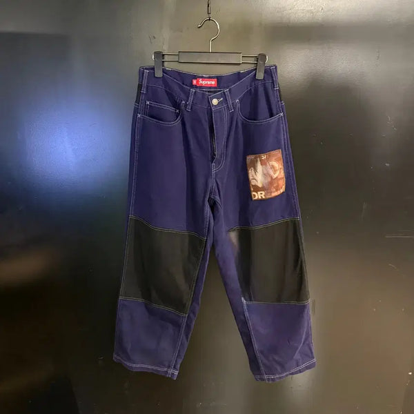 [BUNJANG] Supreme Mark Recky Dream English Kid Twill Panel Pants / 슈프림 마크 레키 드림 잉글리시 키드 트윌 패널 팬츠