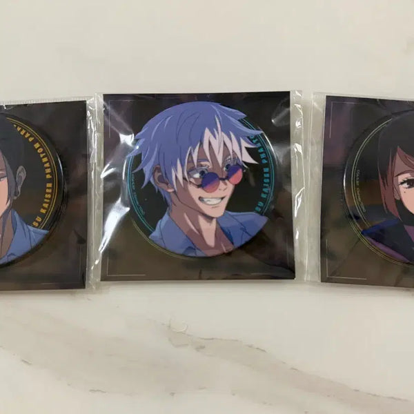 [BUNJANG] Gojo Satoru, Geto Suguru, Shoko Ieiri Can Badge Set / 고죠 게토 쇼코 캔뱃지