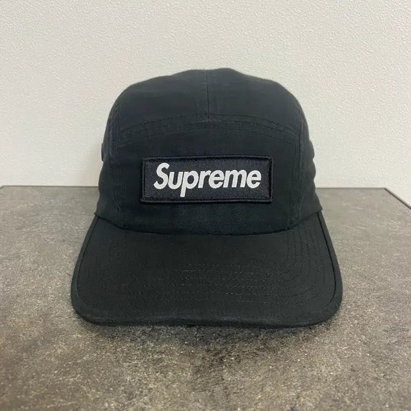 [BUNJANG] Supreme Box Logo Camp Cap 25SS Military Black / 슈프림 박스로고 캠프캡 모자 25SS 밀리터리 블랙 (One Size)