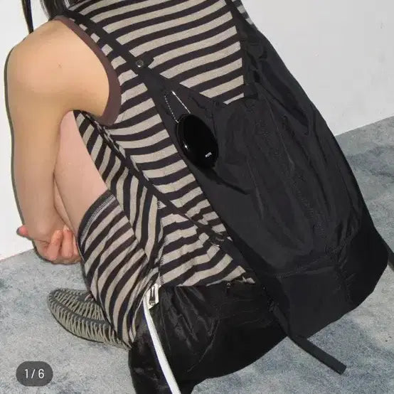 [BUNJANG] POTe 3-Way Flow Bag Black / 포테 3way 플로우백 판매