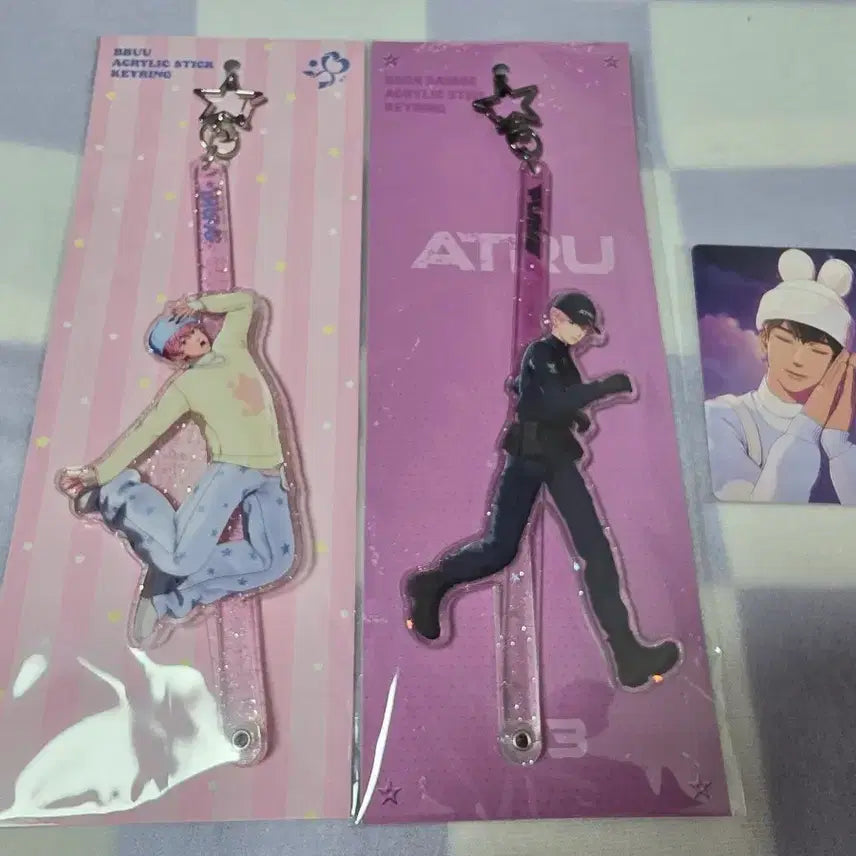 [BUNJANG] Play V Bambi Ppuu Stick Keyring & Bonsebeji Stick Keyring Bundle Set / (미개봉) 플레이브 밤비 뿌우 스틱 키링+본새비지 스틱 키링 일괄 양도