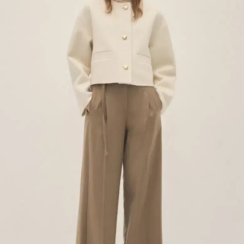 [BUNJANG] 24 System Cashmere Blend Jacket / 24 시스템 캐시미어 블렌드 자켓 한섬