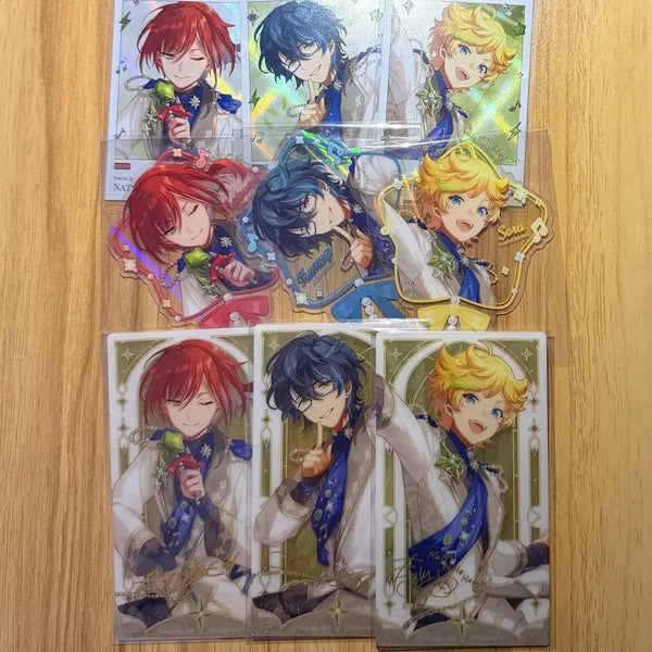 [BUNJANG] Ensemble Stars! Spotlight on Stage Polaroid Theme Clear Card Switch Natsume Tsumugi Sora Bundle Set / 앙스타 모펀 팝업 스포트라이트 온 스테이지 폴라 폴라로이드 테마 클리어 카드 드림 클카 스위치 나츠메 츠무기 소라