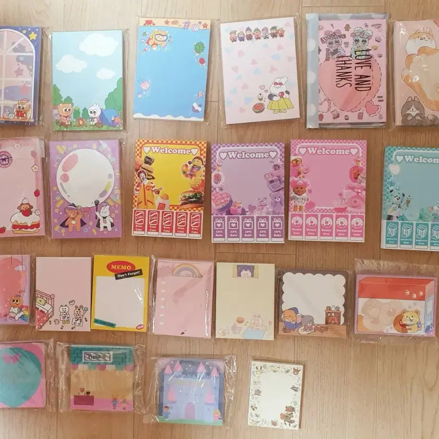 [BUNJANG] New Memo Pad Set / 떡메 떡메모지 새상품