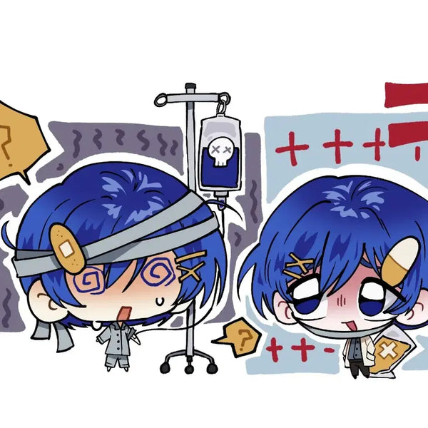 [BUNJANG] SD 2-Person Custom Illustration Commission / SD 2인 페어 고정틀 그림커미션