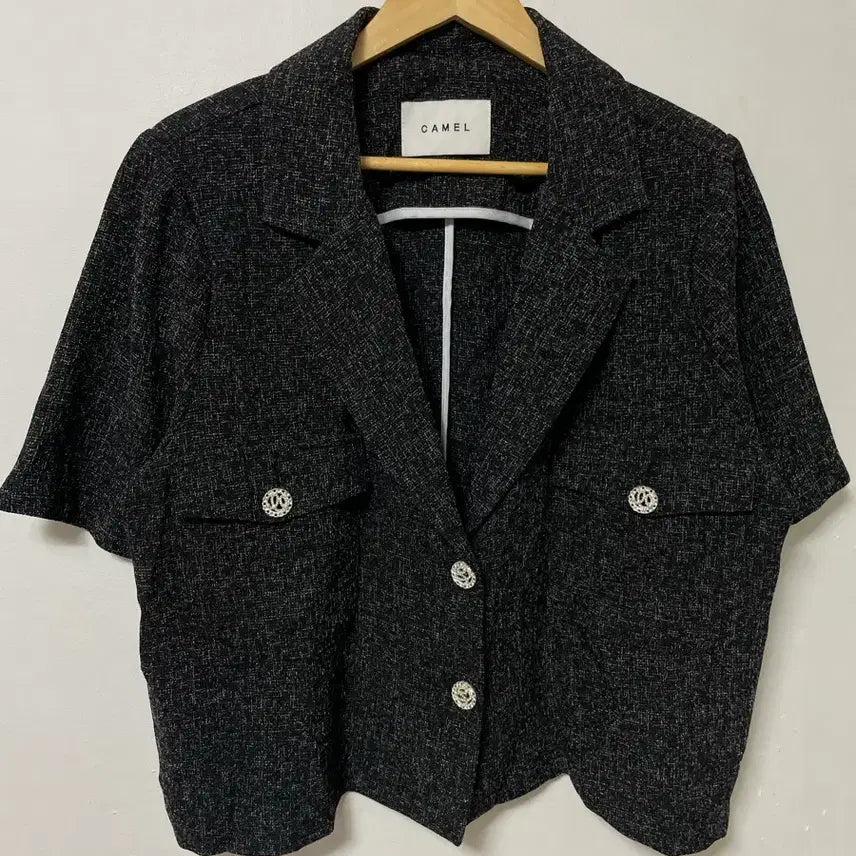 [BUNJANG] CAMEL Loose Fit Short Sleeve Jacket / 66-77 CAMEL 루즈핏 반팔 자켓 정품
