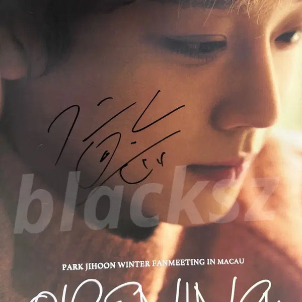 [BUNJANG] Park Jihoon Opening Fan Meeting Macao Autographed Poster / 박지훈 오프닝 팬미팅 마카오 싸인포스터