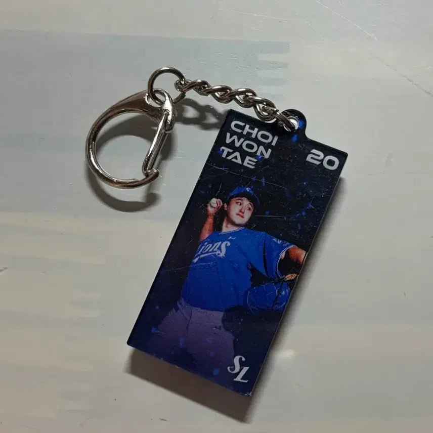 [BUNJANG] Samsung Lions Choi Won-tae Rally Towel Keychain / 삼성 라이온즈 최원태 응원타올 키링