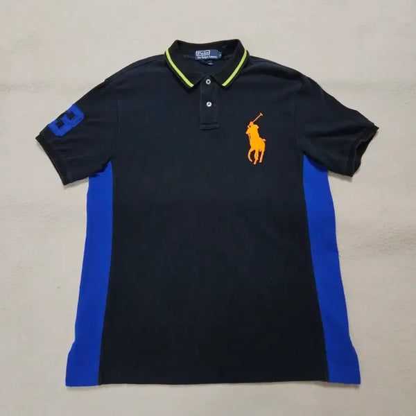 [BUNJANG] Polo Ralph Lauren Big Pony Side Panel PK Short Sleeve Polo Shirt / 폴로 랄프로렌 빅포니 사이드패널 pk 반팔 카라티