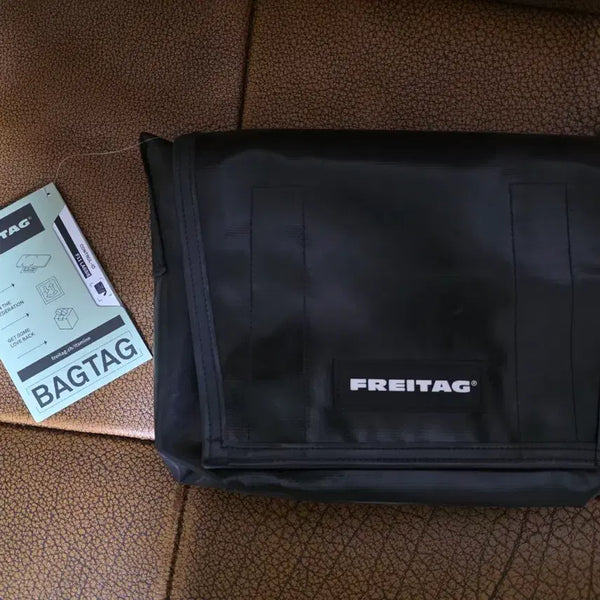 [BUNJANG] Freitag Ramsay All Black Messenger Bag / 프라이탁 라씨 올블랙 올검 블랙