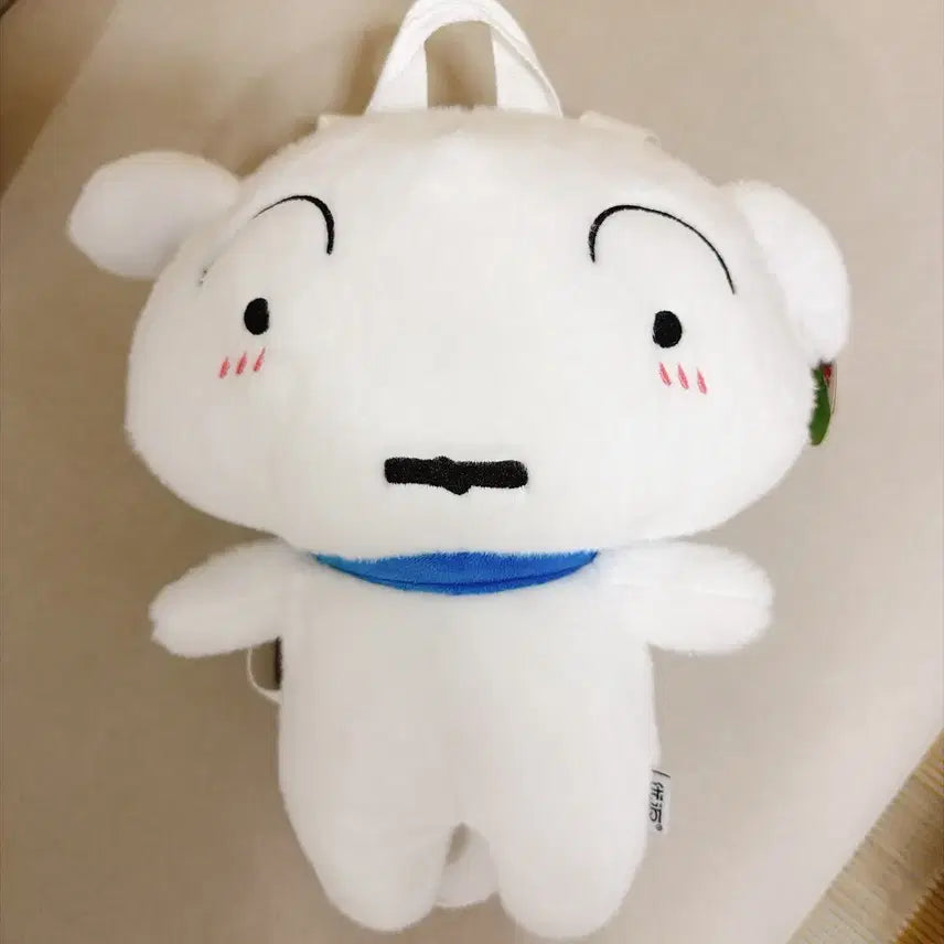 [BUNJANG] Crayon Shin-chan White Dog (Shirono) Plush Bag - New / [미사용/새상품] 짱구는못말려 흰둥이 인형 가방