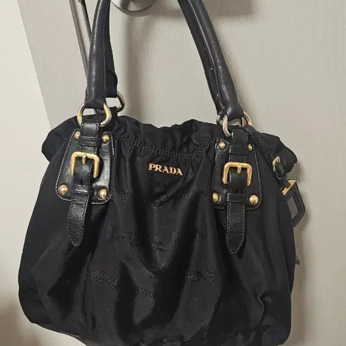 [BUNJANG] Prada Vintage Nylon Shoulder Bag / 프라다 빈티지 나일론 블랙 정품 가방