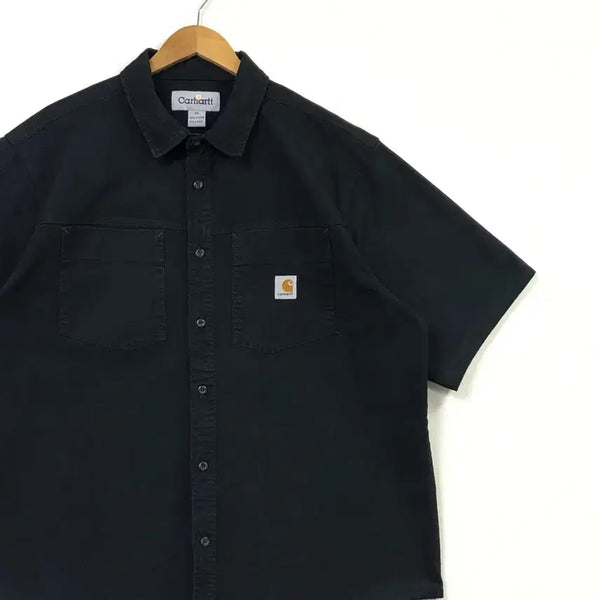 [BUNJANG] Carhartt Black Denim Shirt XL / XL 칼하트 블랙 데님 셔츠