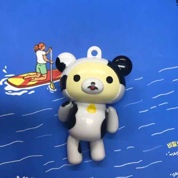 [BUNJANG] Rilakkuma Cow Charm Keychain / 고전 젖소 코리락쿠마 달랑이 키링 산엑스