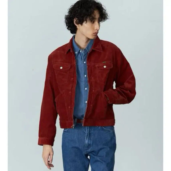 [BUNJANG] Wrangler Corduroy Jacket Burgundy Size 40 / wrangler 랭글러 코듀로이 자켓 40사이즈 판매
