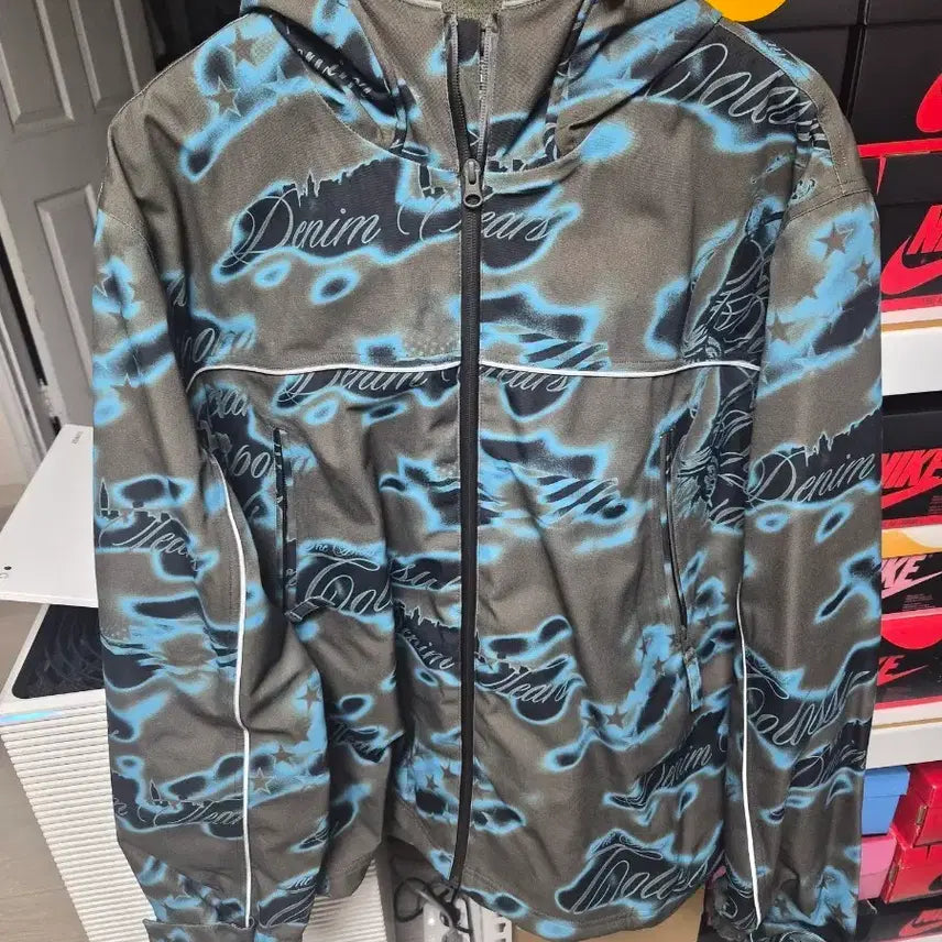 [BUNJANG] Denim Tears Taped Seam Cloud Camo Jacket / XL)데님티어스 테이프드심 클라우드카모자켓