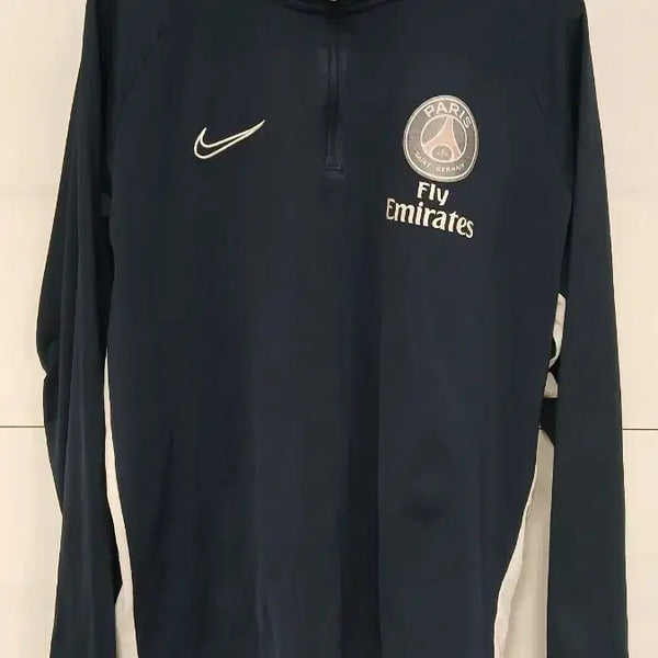 [BUNJANG] Paris Saint-Germain Fly Emirates Long Sleeve Uniform / 앞면흰점보임 파리 생제르망 플라이에미레이트 긴팔 유니폼 사용감있음
