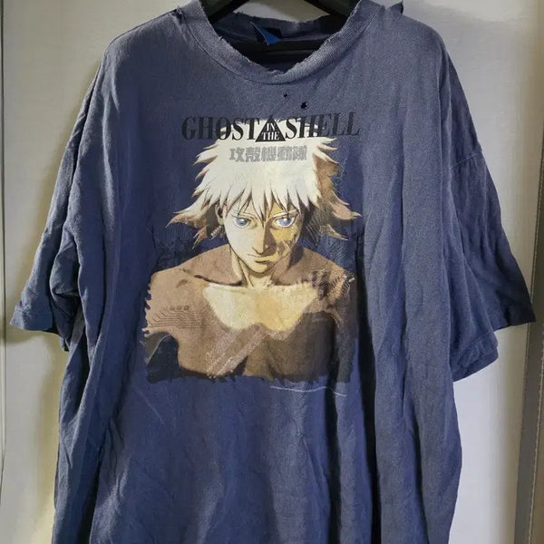 [BUNJANG] Saint Michael x Ghost in the Shell Collaboration Oversized T-Shirt XXL / [XXL] 세이트미카엘X공각기동대