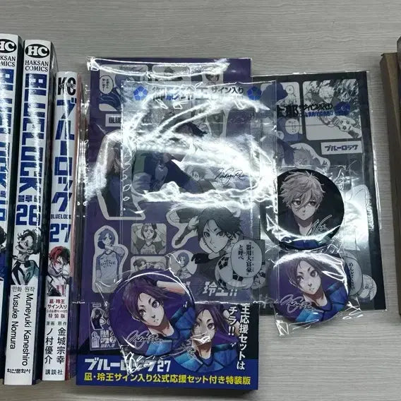 [BUNJANG] Blue Lock Manga Bundle Set (Nagi Episode, Vol. 21-27 Special Edition) / 에피소드 나기 영화 특전 만화& 블루록 만화책&27권 특장판 나기 레오 일괄