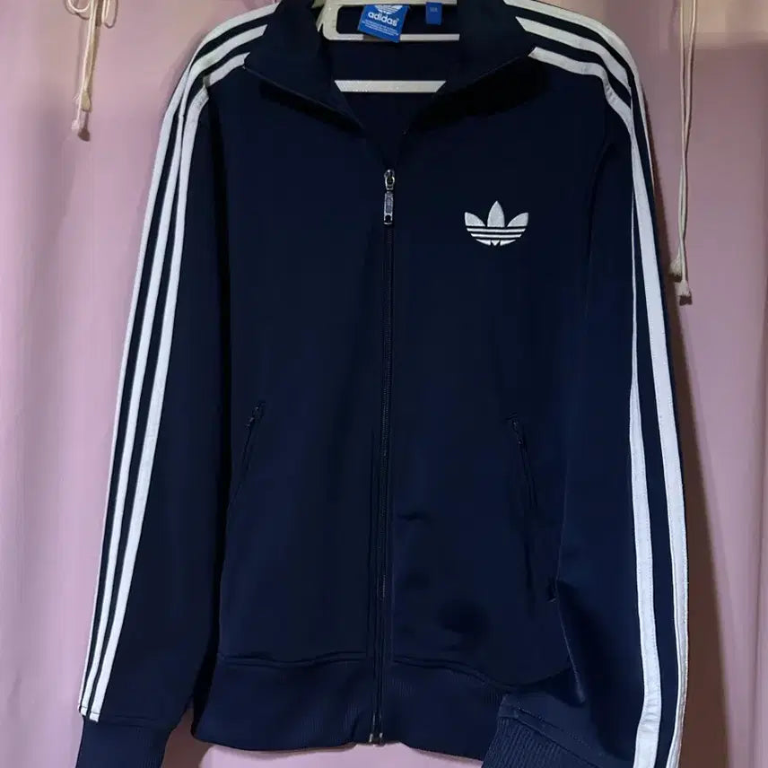 [BUNJANG] Adidas Navy Firebird Track Top Track Jacket / 아디다스져지 아디다스 네이비 파이어버드 트랙탑 불꽃져지 집업 아디져지