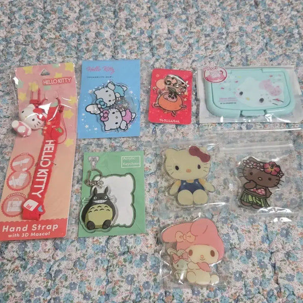[BUNJANG] Sanrio, Crayon Shin-chan, My Neighbor Totoro Keyring Set / 산리오 짱구 토토로 키링 등등등