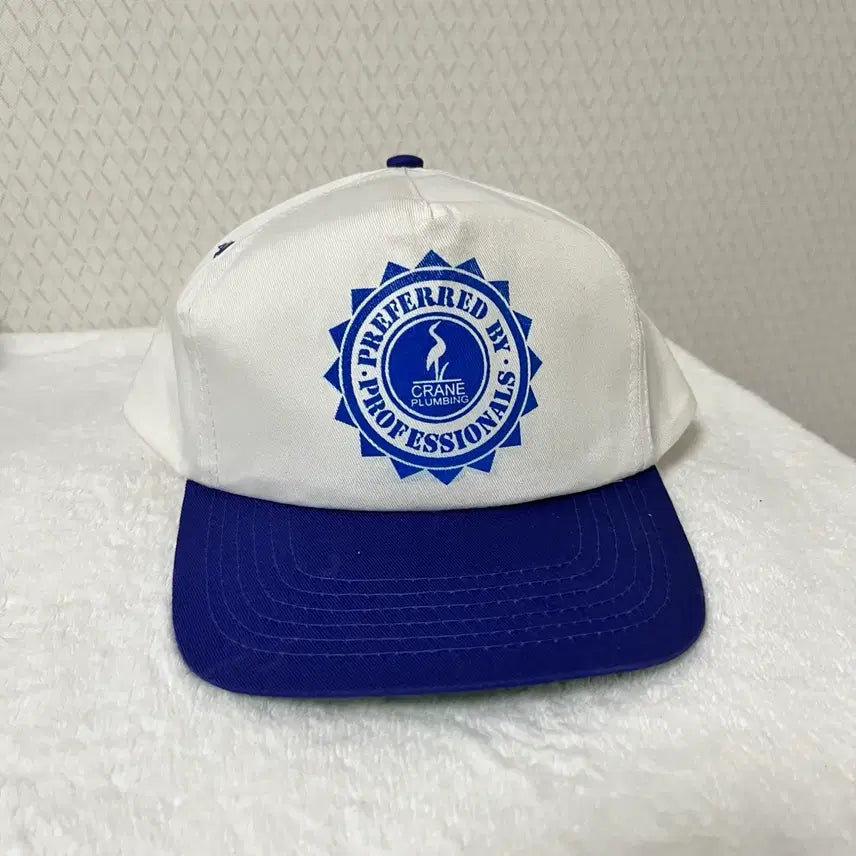 [BUNJANG] Vintage Crane Plumbing Two-Tone Embroidered/Printed Snapback Hat / Vintage Crane Plumbing 프로모션 자수/프린 팅 투톤