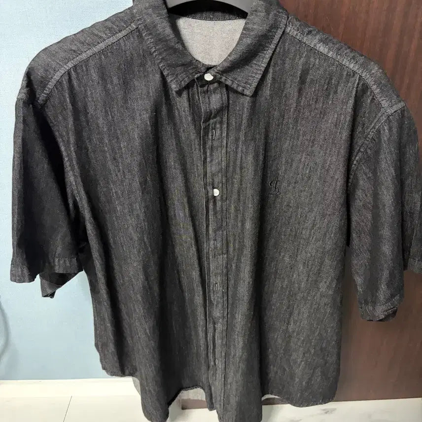 [BUNJANG] La Fod Store City Boy Denim Shirt Black / 라퍼지스토어 시티보이 데님 셔츠 블랙