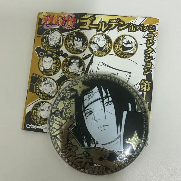 [BUNJANG] Uchiha Itachi Golden Original Art Can Badge / NARUTO 나루토 점프샵 우치하 이타치 골든 원화 캔뱃지