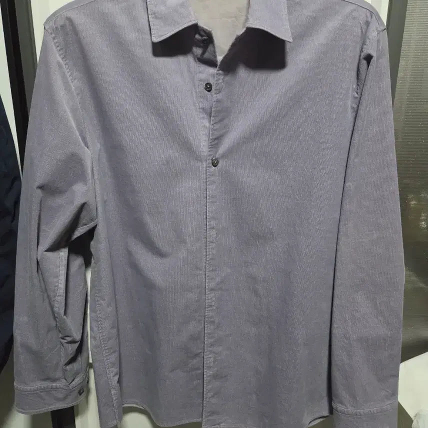[BUNJANG] Time Homme Light Purple Corduroy Shirt / 타임옴므 라이트퍼플 코듀로이 셔츠