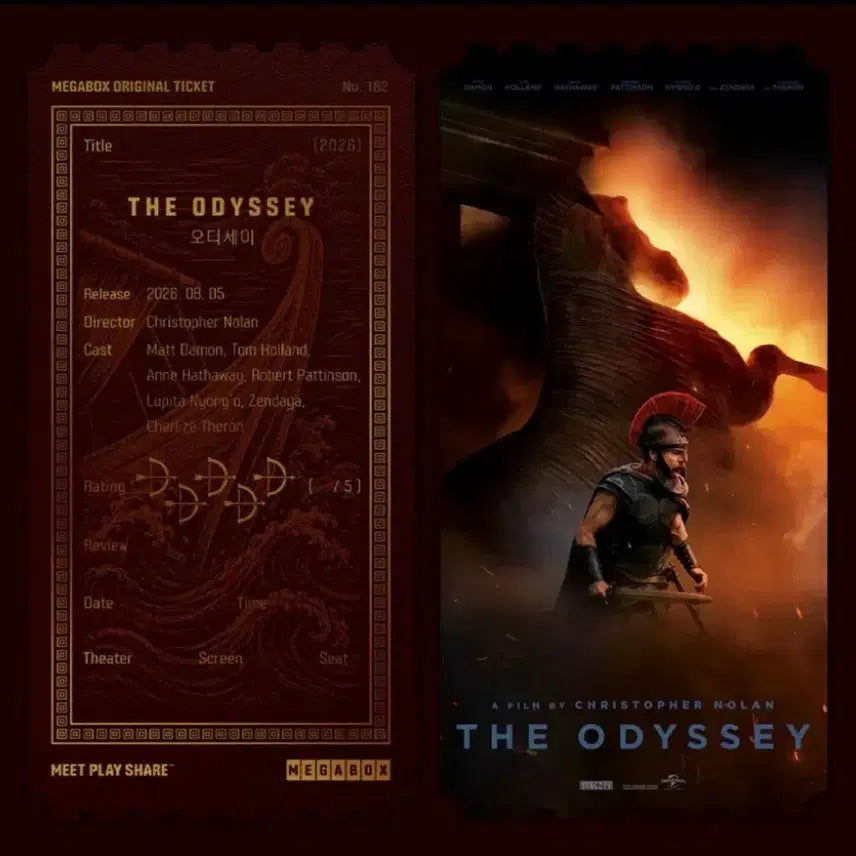 [BUNJANG] Odyssey Original Ticket / 오디세이 오리지널티켓