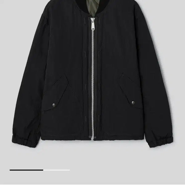 [BUNJANG] SAGE DE CRET Reversible MA-1 Jacket Black / SAGE DE CRET 리버서블 MA-1 자켓 블랙