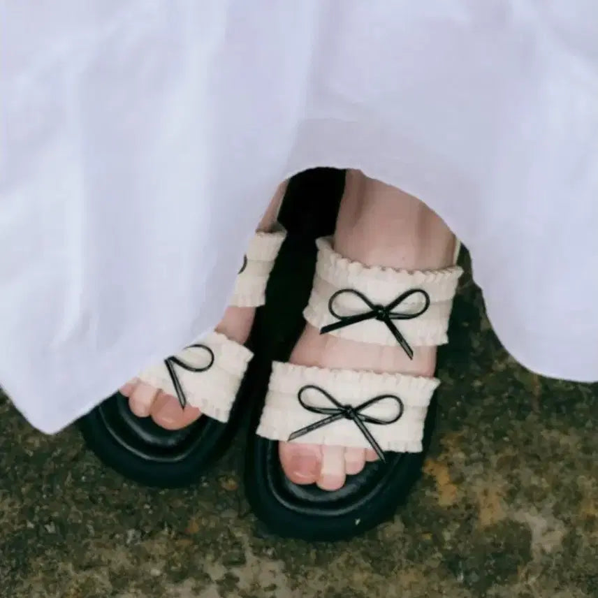 [BUNJANG] JILLSTUART Ribbon Sandals / 질스튜어트 리본샌들