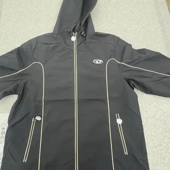 [BUNJANG] Diesel Contrast Piping Hooded Jacket XL / 디젤 콘트라스트 파이핑 XL
