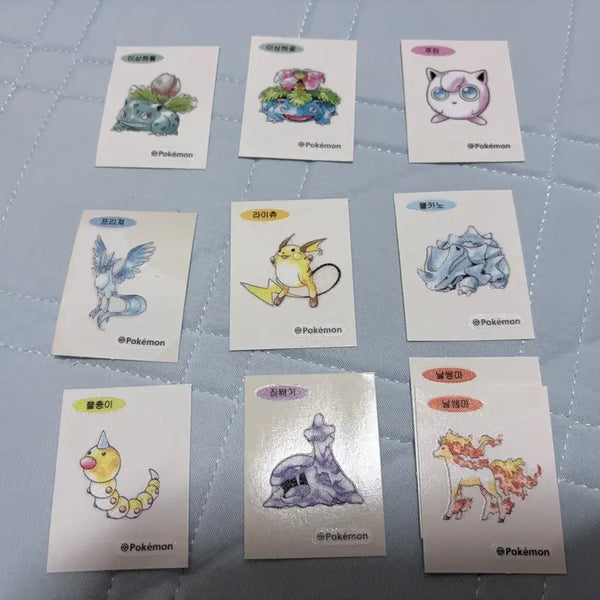 [BUNJANG] Pokemon 30th Anniversary Artwork Ttibsseal / 포켓몬 30주년 아트워크 띠부씰 판매