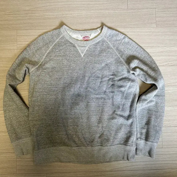 [BUNJANG] The Real McCoy's Double Gacet Sweatshirt Grey / (M) 리얼맥코이 더블가젯 스웻셔츠 그레이 맨투맨