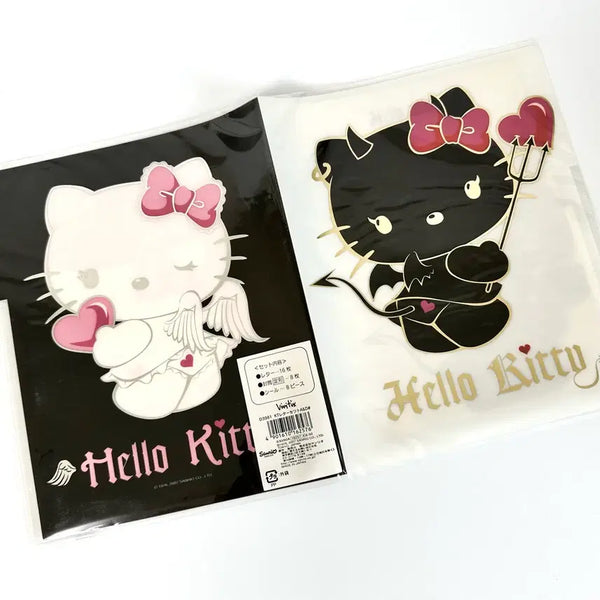 [BUNJANG] Hello Kitty Angel Devil Binder Retro Stationery Set Postcards File Envelopes / [새상품] 초레어 천사악마 키티 고전키티 바인더 레트로 편지지세트 엽서 파일 레터 봉투 세트