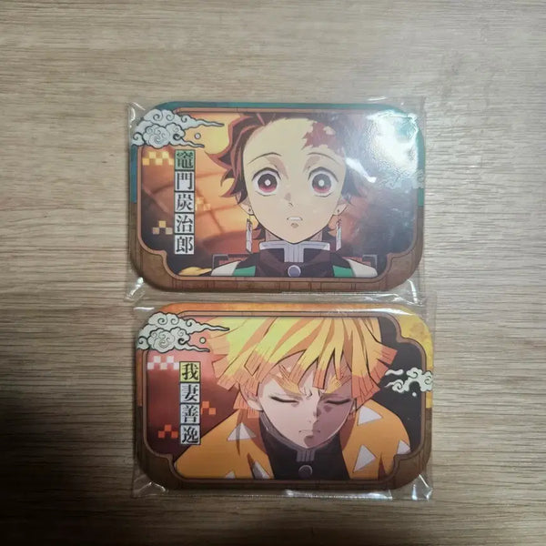 [BUNJANG] Tanjiro & Zenitsu Pin Badge Set / 탄지로, 젠이츠 핀뱃지