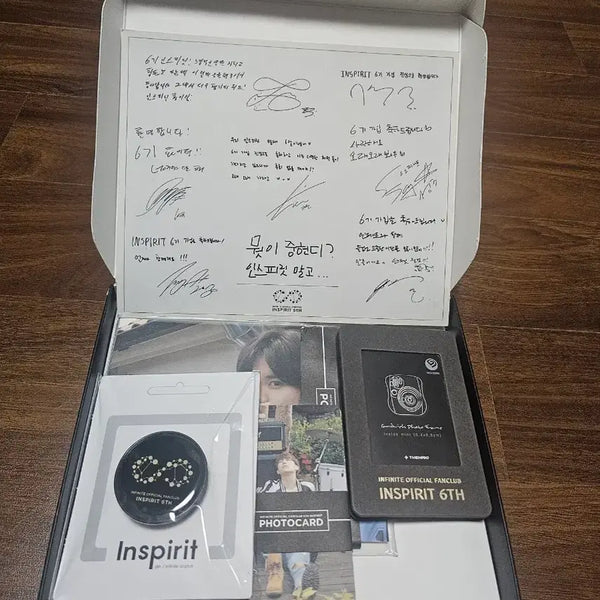 [BUNJANG] INFINITE Official Inspirit 6th Generation MD Full Set (Excluding Official Card) / 인피니트 팬클럽 인스피릿 공식 6기 MD 판매