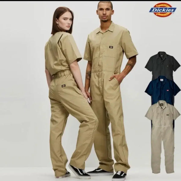 [BUNJANG] Dickies Coverall Jumpsuit S Beige / 디키즈 커버롤 점퍼수트 S 베이지
