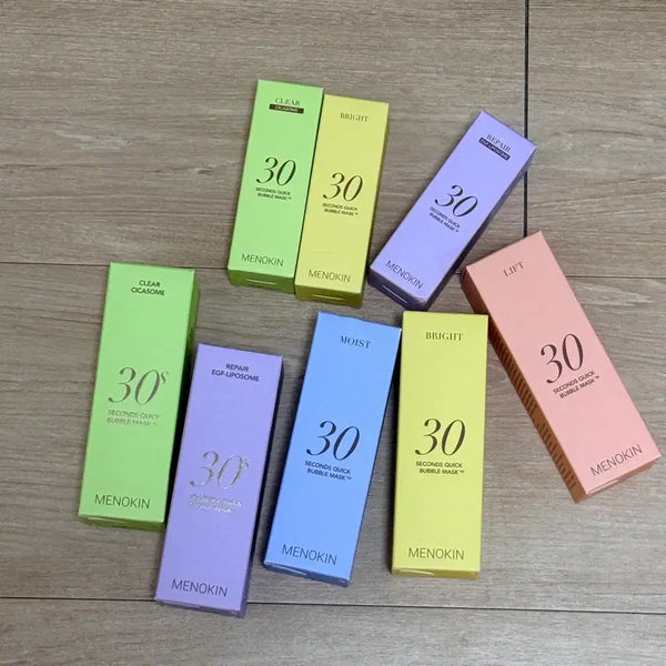 [BUNJANG] Menokin 30-Second Quick Bubble Mask Set / 메노킨 30초 퀵 버블 마스크 8개 일괄