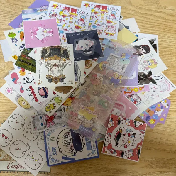 [BUNJANG] Sticker Memo Pad Bundle Set / 인스, 스티커 떡메 떡메모지 다꾸 용품 일괄 판매합니다