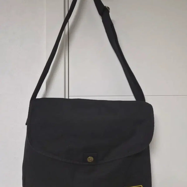 [BUNJANG] Barbour International Black Messenger Bag / 바버 인터내셔널 블랙 메신져백 매장 정품 크로스백